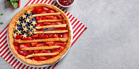 american flag pie