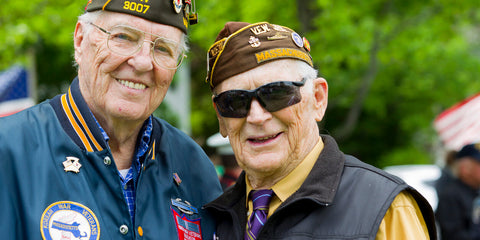 two smiling veterans