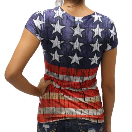 Flag Shirt Womens Tshirt - The Flag Shirt