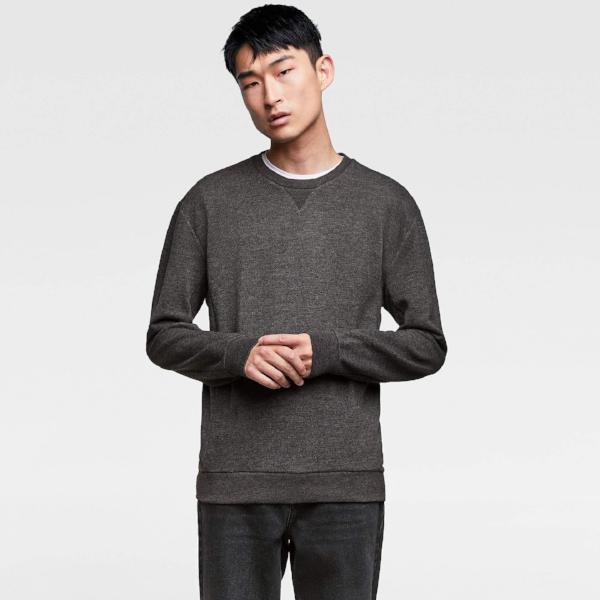 zara men's basic sweatshirt