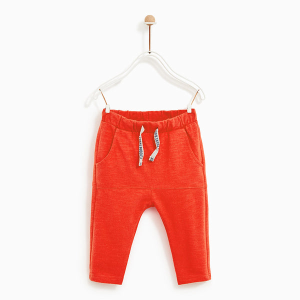 Zara Kids Harem Trouser Pants Red 