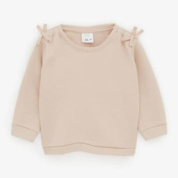 zara color block sweatshirt