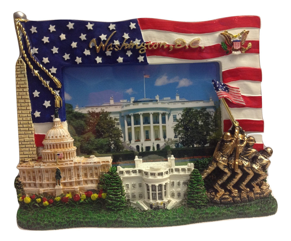 USA Flag , Washington Monument,U.S. Capitol, White House