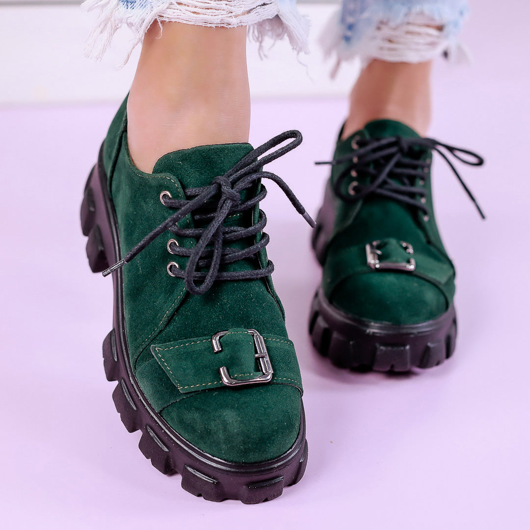 Pantofi Casual Azaliya - Green