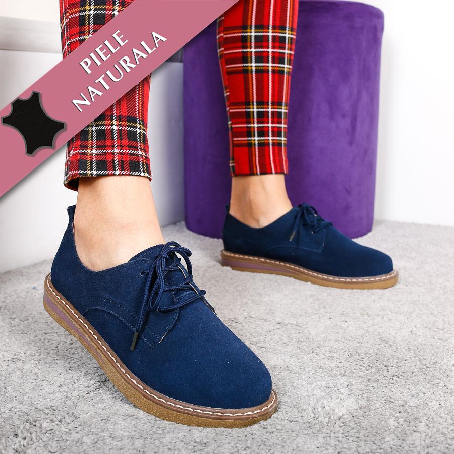 Mocasini Dama Adalynn - Navy