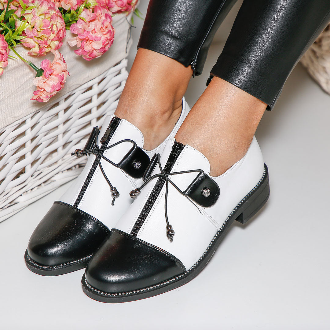 Pantofi Dama Malea - White