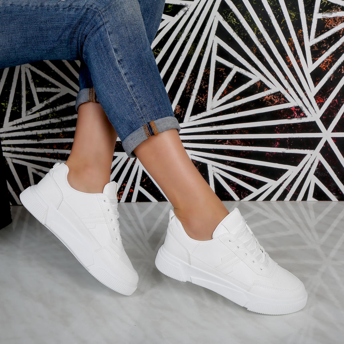 Pantofi Sport Martena - White