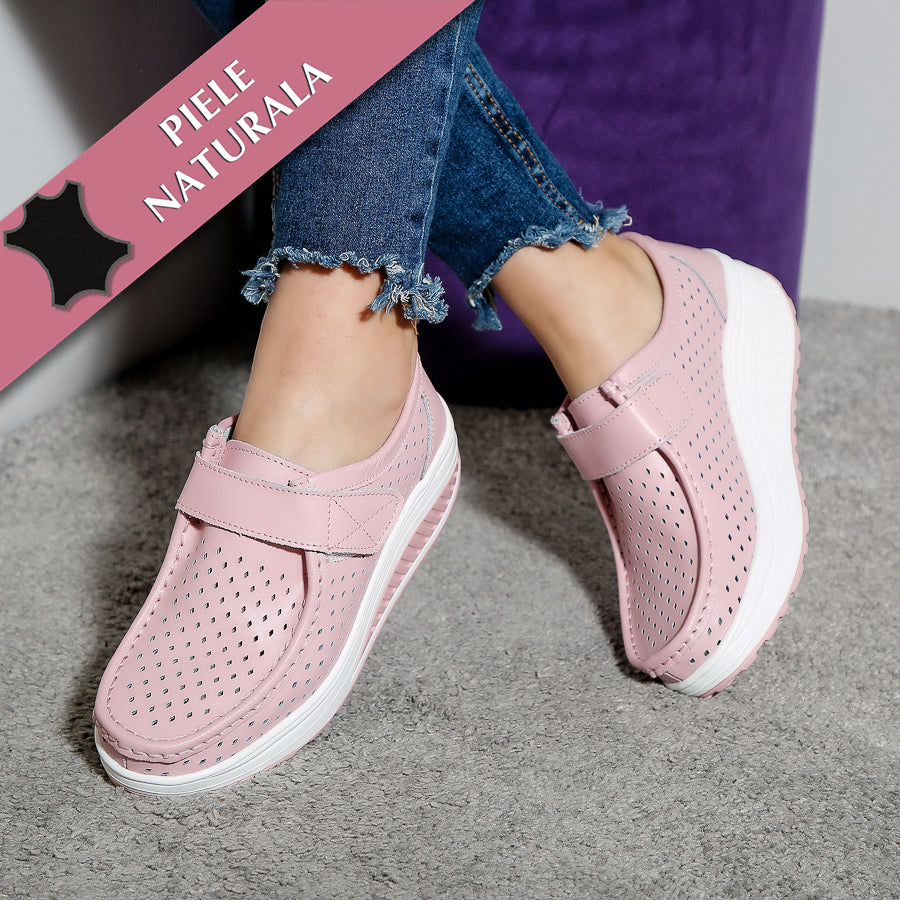 Pantofi Dama Cu Platforma Brynn - Pink