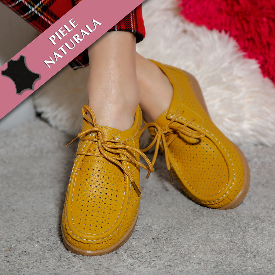 Pantofi Dama Kim - Yellow