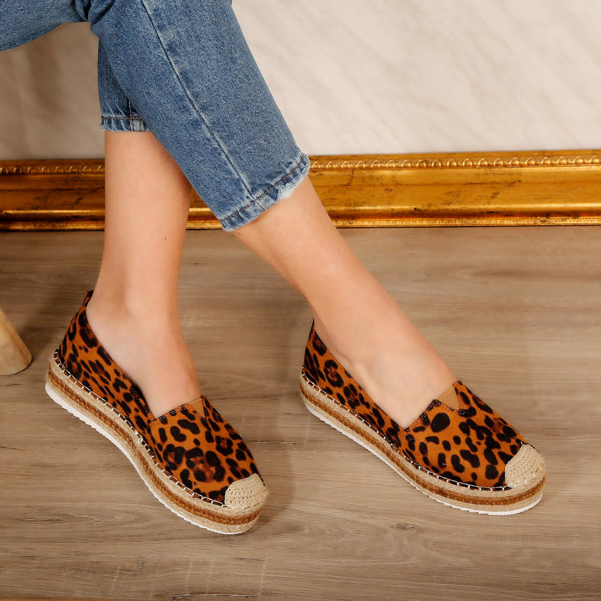 Espadrile Dama Brenda - Leopard