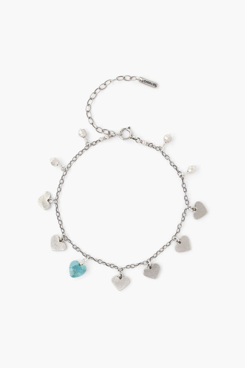 Turquoise Heart Bracelet Turquoise Heart Bracelet