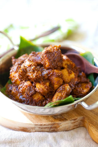 Poulet au mélange Rendang