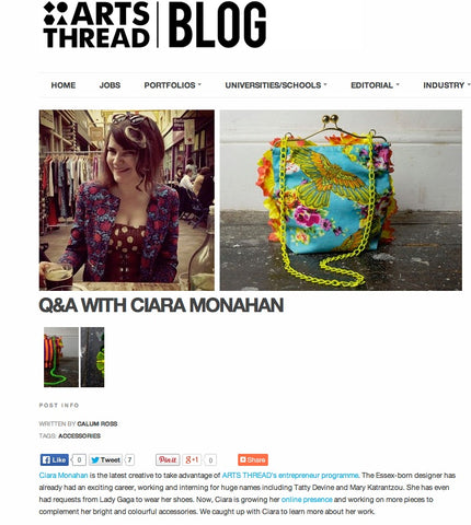 Arts Thread - Ciara Monahan