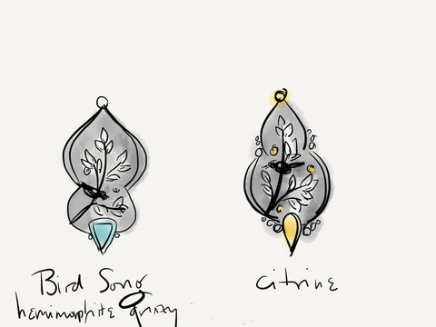 Vickie Hallmark | Brooch Sketches