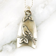 Vickie Hallmark | Canary Pendant | Argentium sterling silver