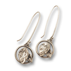 Vickie Hallmark | Leaf Ring Earrings | sterling silver