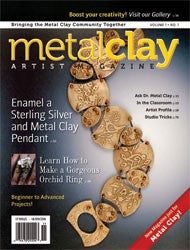 Vickie Hallmark | Cover of Metal Clay Artist's Magazine