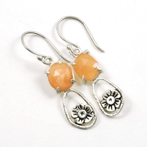 Vickie Hallmark | Open Peach Blossom Earrings