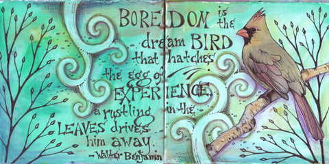 Vickie Hallmark | Boredom | Journal Art