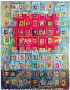 Vickie Hallmark | Soul Searching | art quilts - cotton, silk, glass