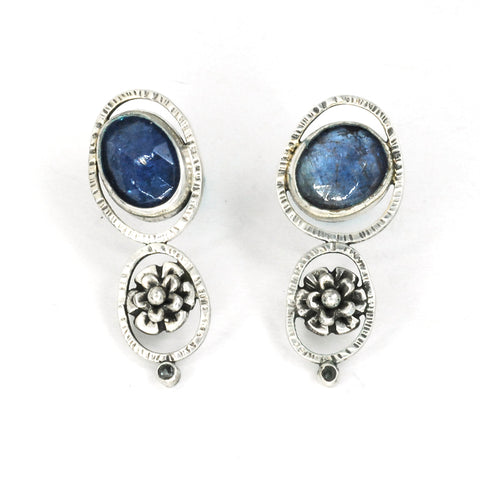 Vickie Hallmark | Winter Blues earrings with tanzanites