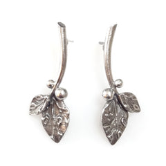 Vickie Hallmark | Twig Earrings | sterling silver