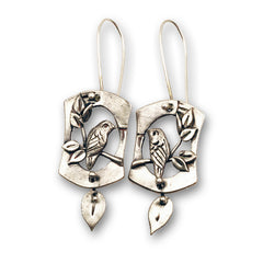 Vickie Hallmark | Warbler Earrings | sterling silver