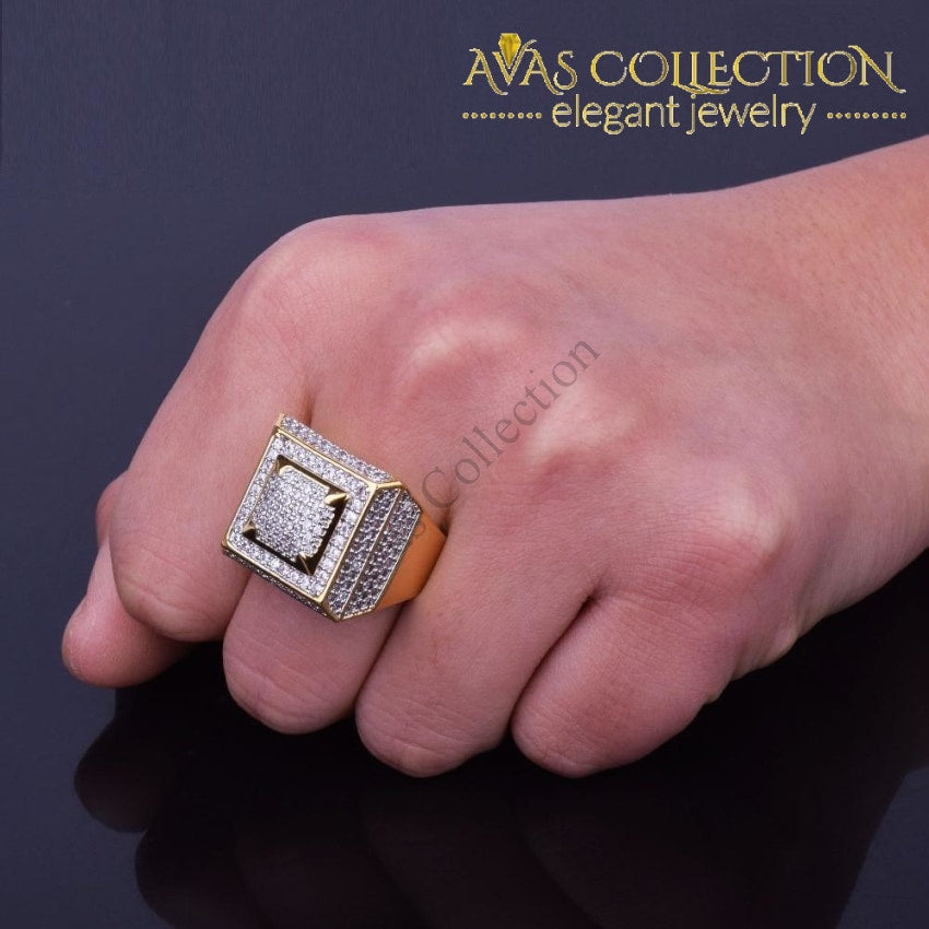 Bling Bling Iced Out Men S Ring Avas Collection