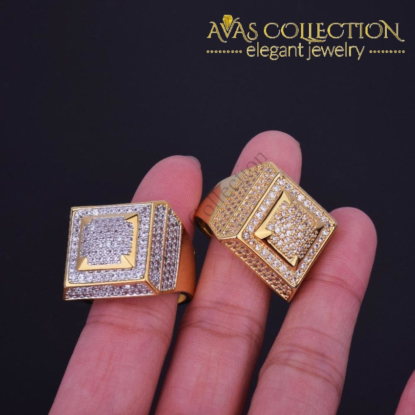 Bling Bling Iced Out Men S Ring Avas Collection