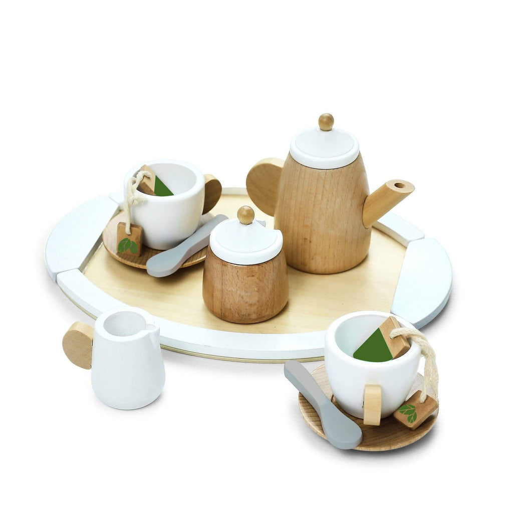 lakeshore classic wooden tea set