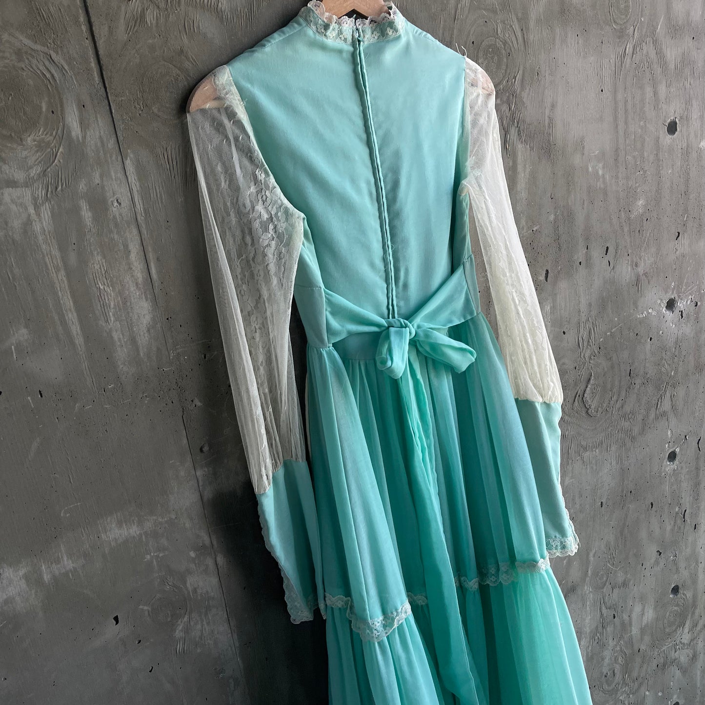 Vintage Prairie Cottagecore Dress Tiered 70’s