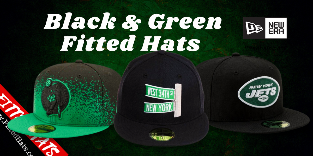 varsity green fitted hat