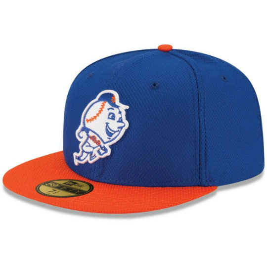 eb Radioactief Auto New Era New York Mets "Mr. Met" Diamond Era 59FIFTY Fitted Hat