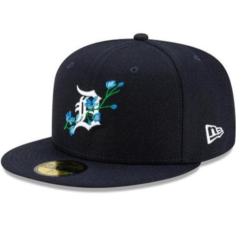 mlb side patch bloom fitted hats