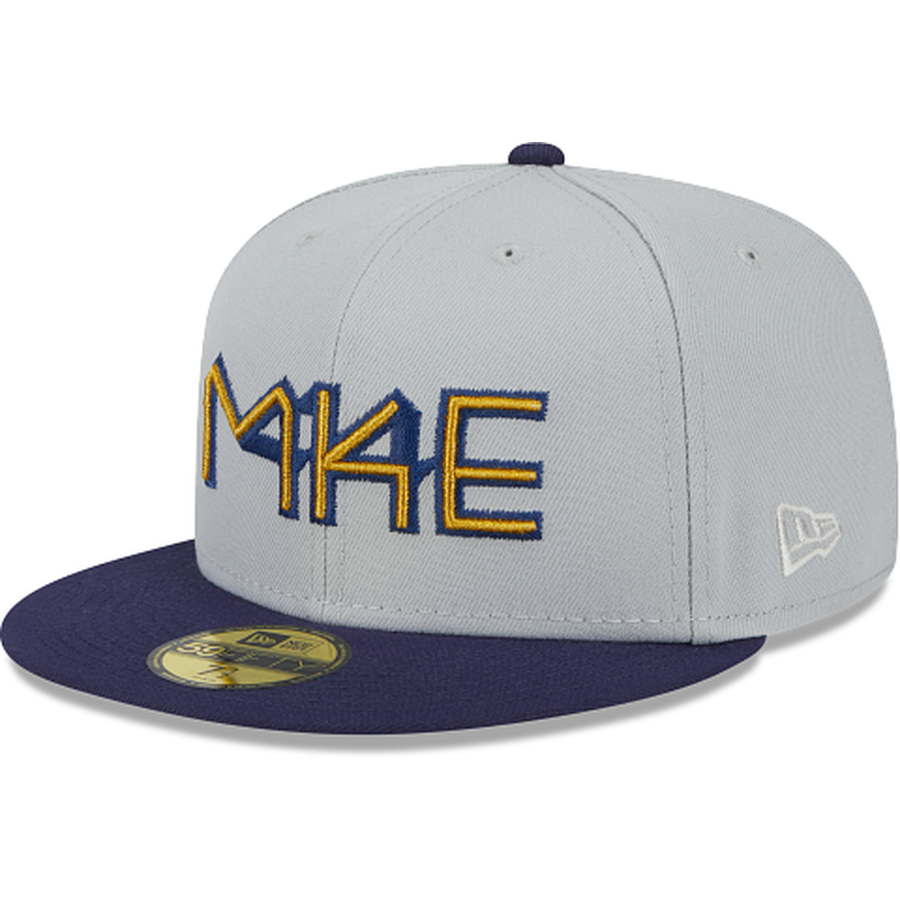 New Era Milwaukee Brewers City Connect 9Fifty Snapback Hat - Powder - MODA3