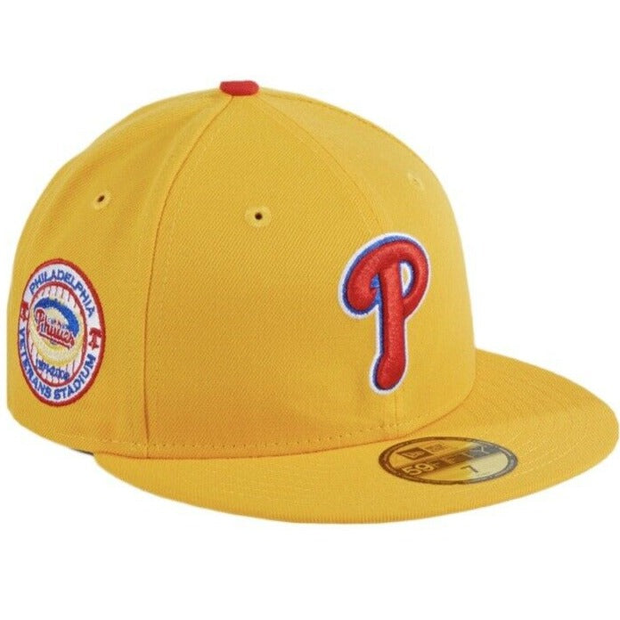 yellow phillies fitted