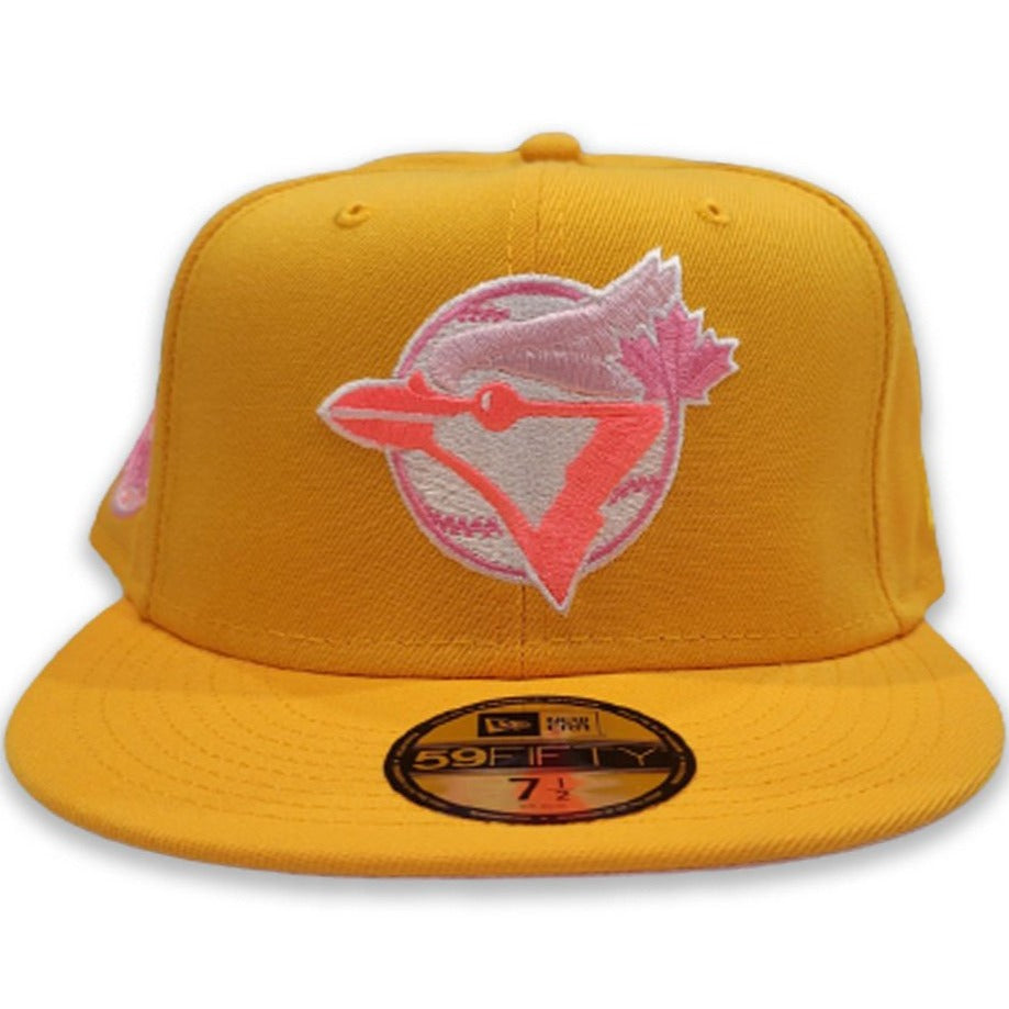 yellow blue jays fitted