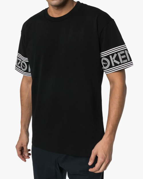 Kenzo Cuff Print Tee (Black) – Jshopspree