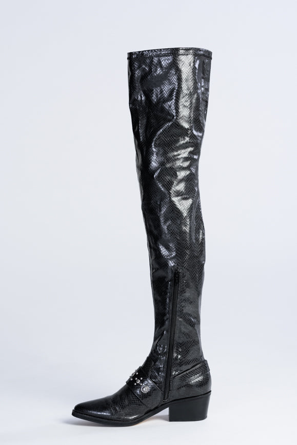 ASOS Karza Western Over Knee Boots 