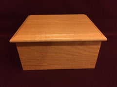 oak cremation urn