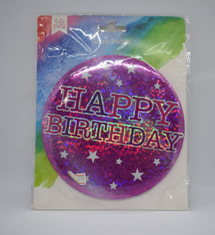 Giant Birthday Badge | FunkyFish