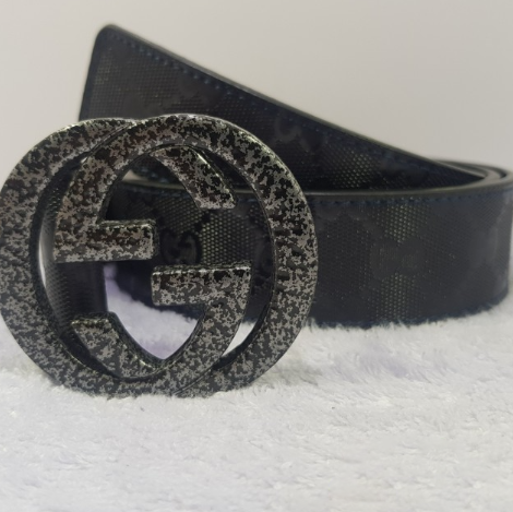 Gucci Belt Imported Black Grey Buckle (AT00348) | Find the at Lailoo Sochoo Dhoondoo aur Lailoo