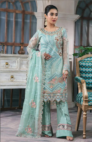 AREESHA FORMAL CHIFFON EMBROIDERED COLLECTION'22 | Ferozi Handmade (Vol-XIII)