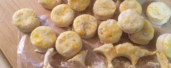 Cut biscuit bites