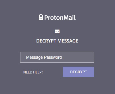 Decrypt email