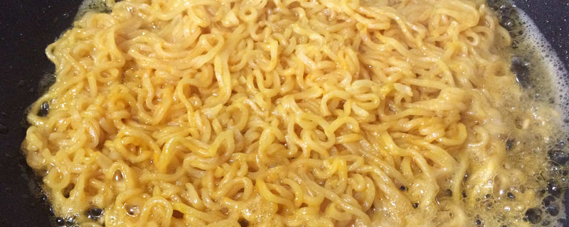 Pan fry ramen noodles