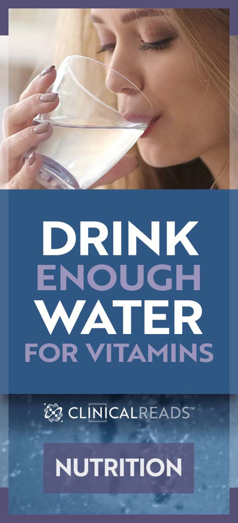 Drink Enough Water With Vitamins