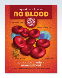 No Blood Poster