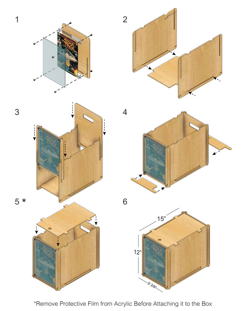 Comic Storage Box with Display