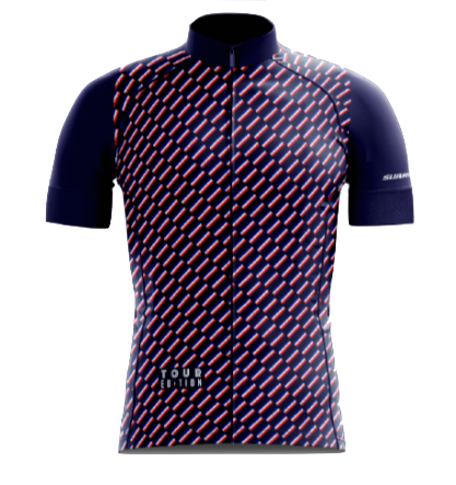Le Drapeau Tour de France 2019 Cycling Jersey by Suarez
